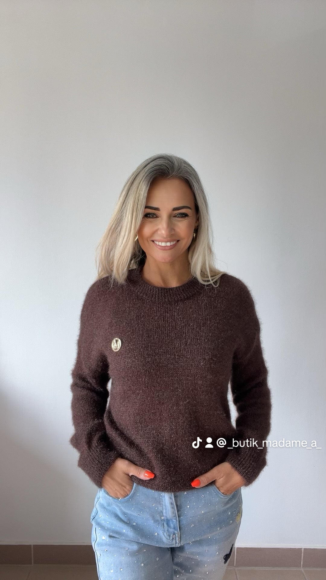 Sweter moherowy