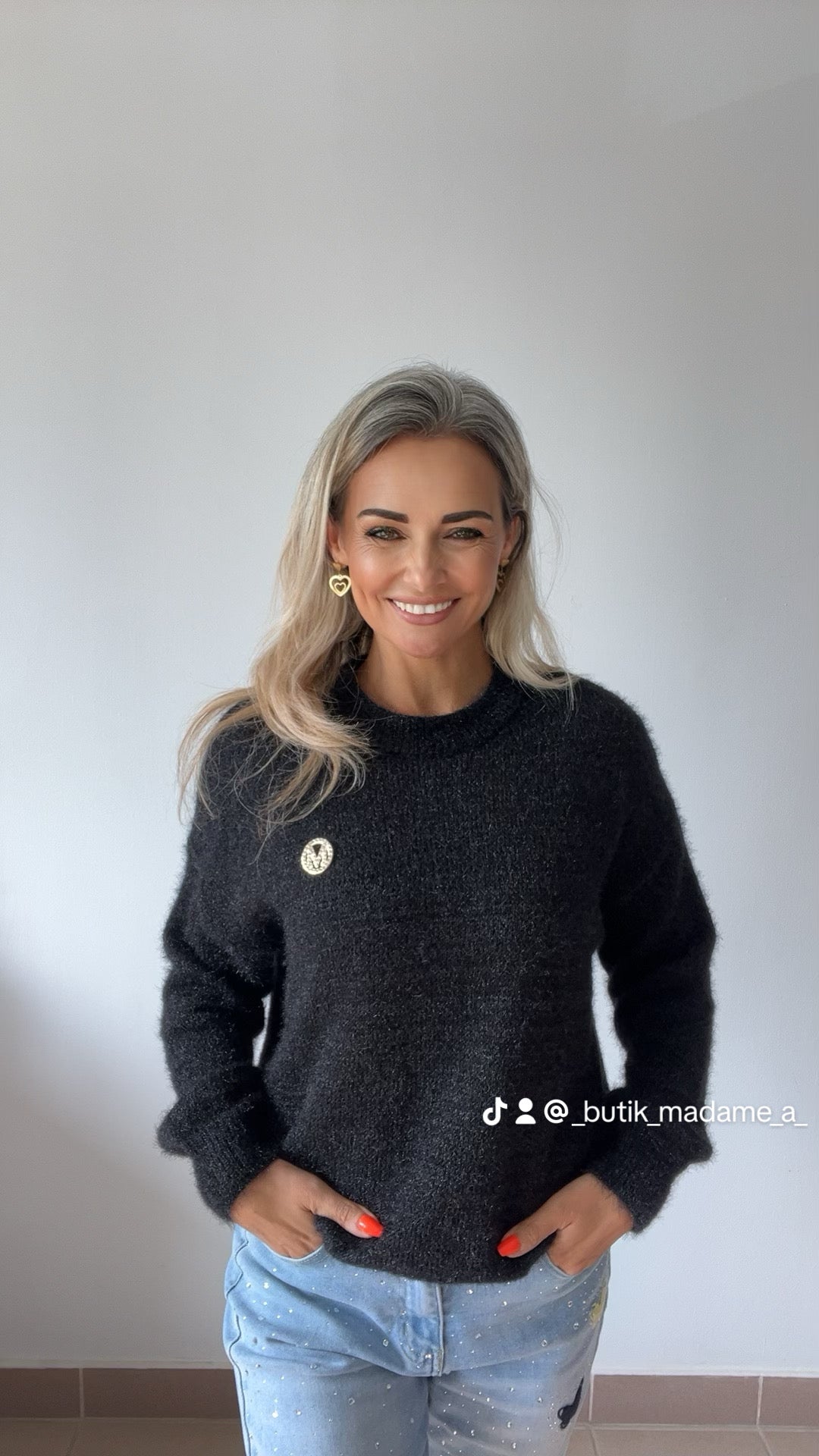 Sweter moherowy