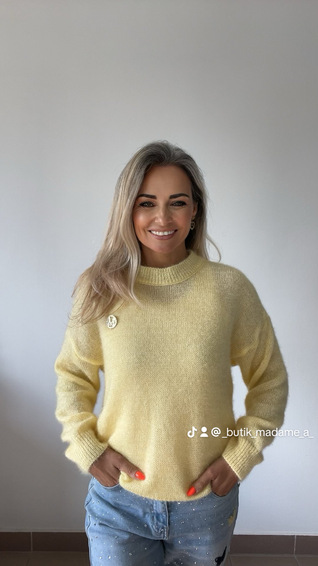 Sweter moherowy